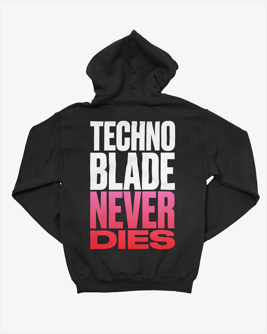 Technoblade 'Never Dies' Pull Over Hoodie (Black)