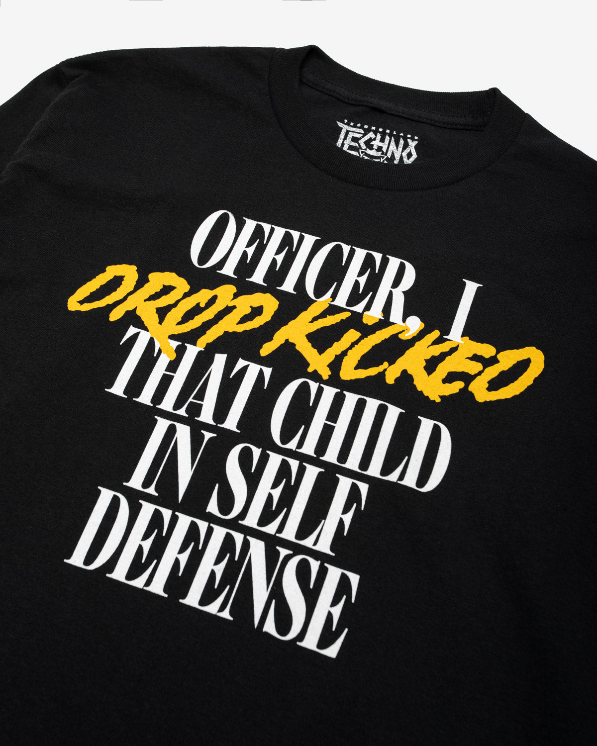 Self Defense Long Sleeve Tee (Black)